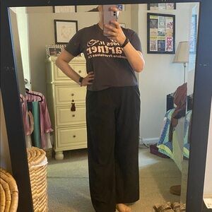 GAP Black GapFit lightweight trousers